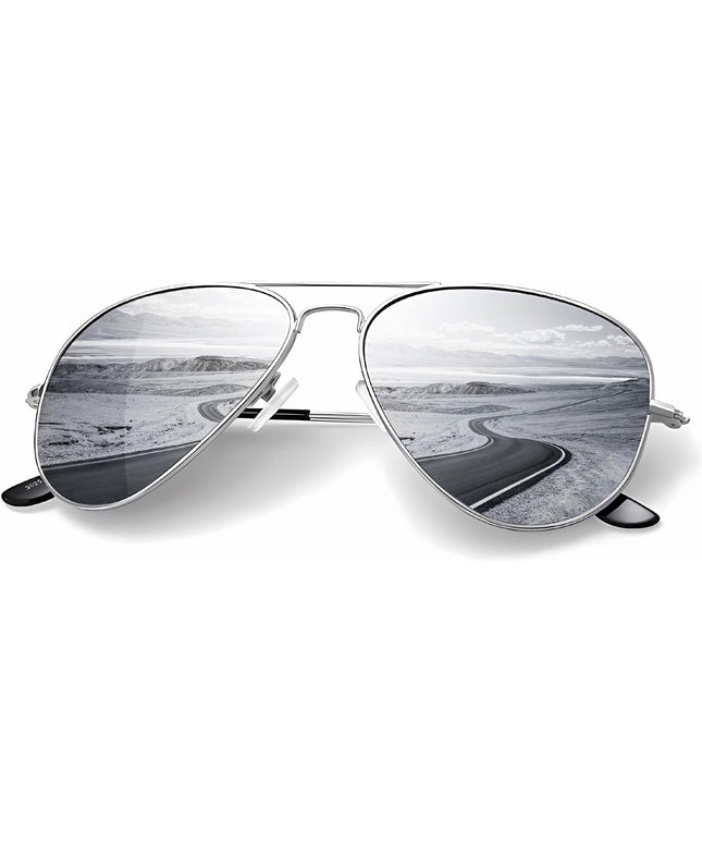 KALIYADI Classic Aviator Sunglasses for Men Women Driving Sun glasses Polarized Lens UV Blocking