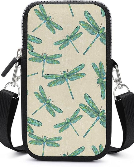 Unisex Small Crossbody Bags, Women Men Portable Adjustable Crossbody Phone Wallet Pouch