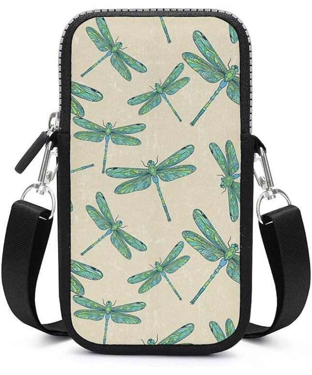 Unisex Small Crossbody Bags, Women Men Portable Adjustable Crossbody Phone Wallet Pouch