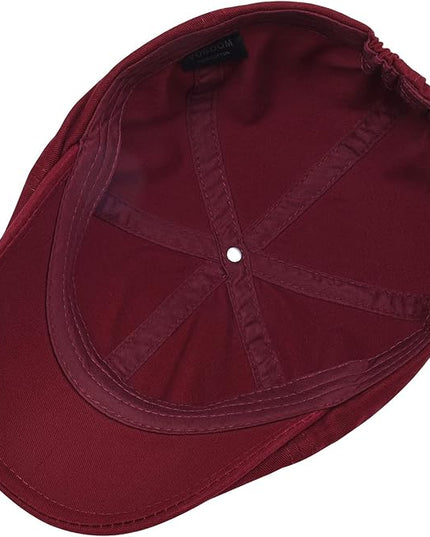 VOBOOM Cotton Washing Flat Cap Cabbie Hat Gatsby Ivy Irish Hunting Newsboy