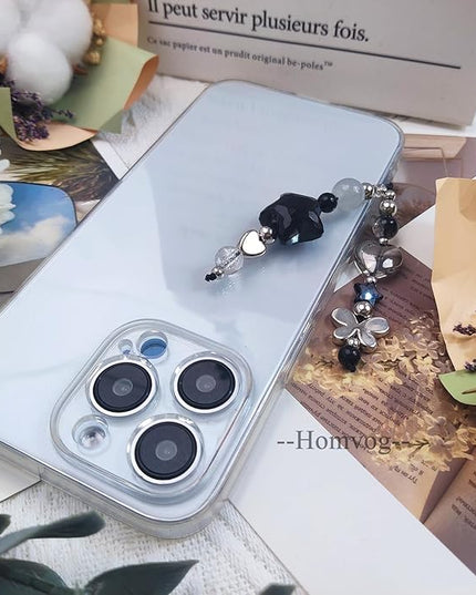 1-4PCS Cute Phone Charms Aesthetic Y2K Cell Phone Charms Strap Strawberry Butterfly Star PhoneCharm Y2K Accessories for Bag Keychain Airpods Camera Pendants Decor