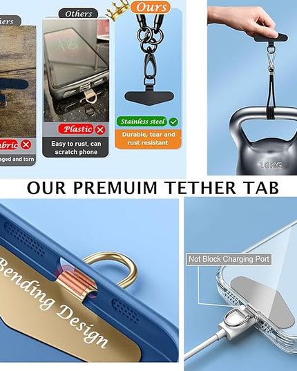 Cell Phone Strap Crossbody Universal Phone Lanyard Adjustable Strap Compatible with Most Smartphones Aztech