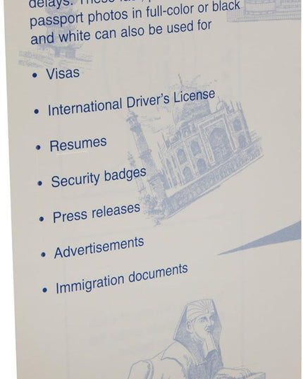 Neil Enterprises Passport Folders in Off-White - Pack of 100