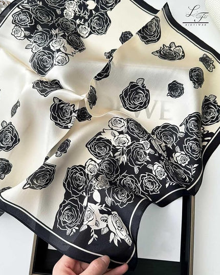 Satin Bandanas Head Scarf For Women Hair Scarves Accessories Lightweight Fashion Wrap Neck Silk Sleeping Headscarf