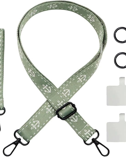 Adjustable 1" Width Phone Crossbody Lanyard and Wristlet Strap - Gift For The Lover In Your Life