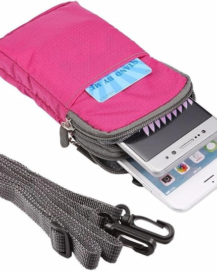 Universal Crossbody Cell Phone Purse Waist Pack Bag For Outdoor Sports Moblie Phone Carrying Cases Shoulder Belt Bag Pouch for iPhone 7 6/6S Plus Samsung Galaxy Phones Under 6.0'' From WaitingU