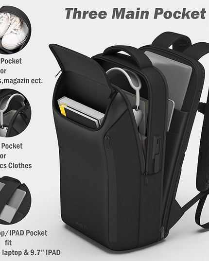 Laptop Backpack,Fashion Travel Backpacks,Business Backpack Waterproof fit 17.3 Inch Laptop,TSA-Airline Approved Backpack with USB Charging Port for Men Women
