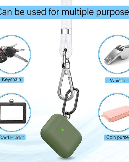 takyu Phone Lanyard, 2 Pack Adjustable CellPhone Lanyard Crossbody Neck Strap and 2 Pack Phone Wrist Strap with Tether Tabs for iPhone Android Smartphones White Black
