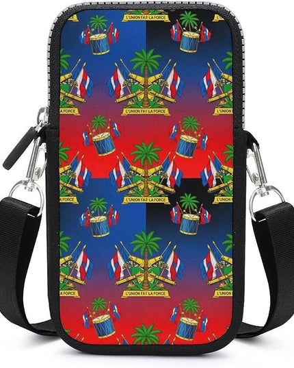 Unisex Small Crossbody Bags, Women Men Portable Adjustable Crossbody Phone Wallet Pouch