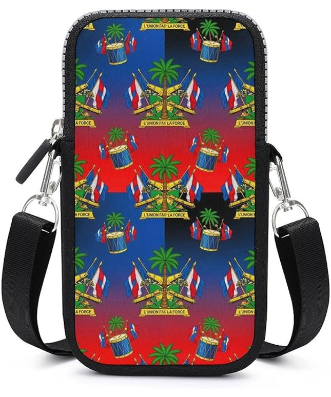 Unisex Small Crossbody Bags, Women Men Portable Adjustable Crossbody Phone Wallet Pouch