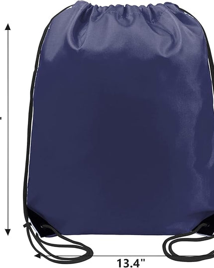BeeGreen Drawstring Backpack Bags 20,30,50 Packs Reflective String Bags for Gym Sport Trip Cinch Sack DIY for Women Men