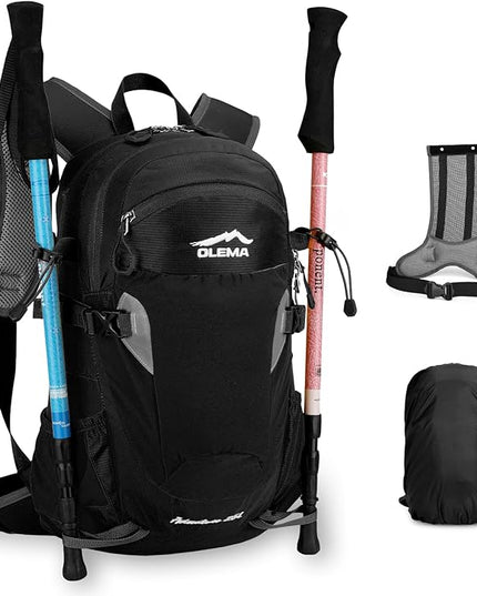 OLEMA Hiking Backpack, 25L Lightweight Travel Backpacks,Camping Daypack for Outdoor Sports,Lightweight Travel Camping Backpack for Men Women