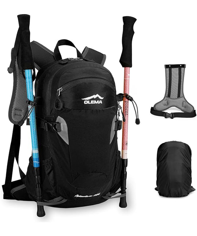 OLEMA Hiking Backpack, 25L Lightweight Travel Backpacks,Camping Daypack for Outdoor Sports,Lightweight Travel Camping Backpack for Men Women