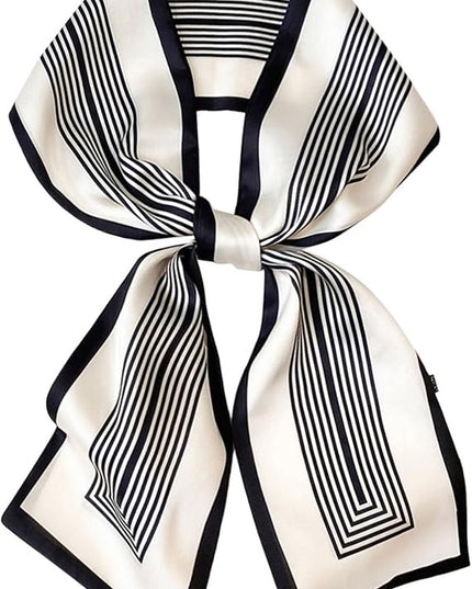 Dailyacc Hair Scarf for Women Fashion Silky Satin Headscarf Wrap Breathable Lightweight Neck Scarves For Handbag