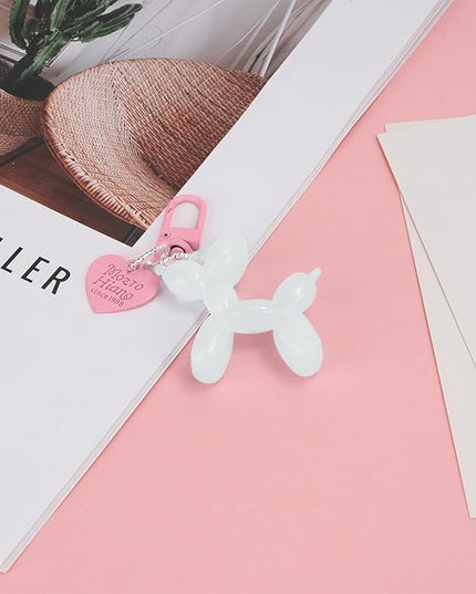 Balloon Dog Keychain Cute Bag Charm Handbag Purse Key Accessories