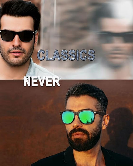 Joopin Square Sunglasses Polarized UV Protection Trendy Designer Sun Glasses Men Women
