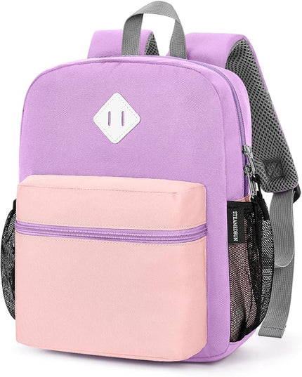 STEAMEDBUN Toddler Backpack Girls 2-4, Kids Backpack Girls, Preschool Daycare Travel Small - 12inch