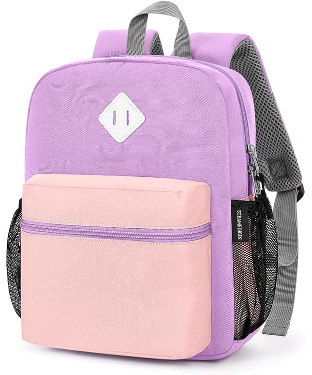 STEAMEDBUN Toddler Backpack Girls 2-4, Kids Backpack Girls, Preschool Daycare Travel Small - 12inch
