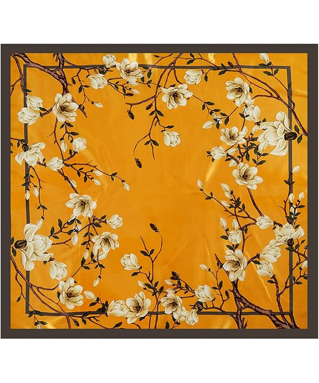 Headscarf Large Square Scarf 35" Fashion Scarves Silk Feeling Hair Wrapping Scarfs Hairscarf BA16