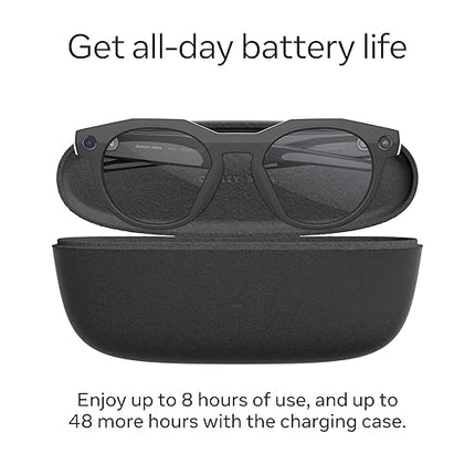 Oakley Meta HSTN, Black | Smart AI Glasses for Men, Women — Performance for Sports, Athletes — Camera, Audio, Video — 8 Hour Battery — 3K HD Resolution — Clear Lenses