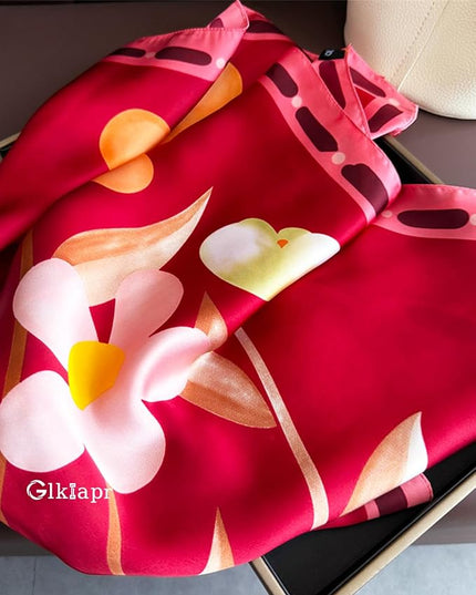 Satin Bandana Headscarf for Women Silky Hair Scarves for Fashion Lightweight