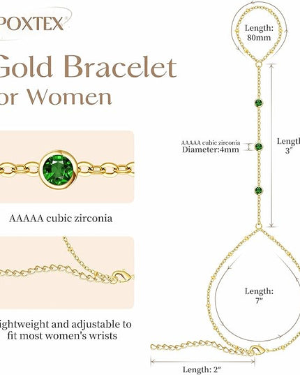 Gold Bracelets Set for Women Stack, Dainty Thick Bracelets Stack for Women Trendy, Simple Thin Gold Plated Cuff Stackable Bracelets With Beaded Cuban Paperclip Snake Rope Bangle Hand Chain Jewelry Gifts for Women Non Tainish