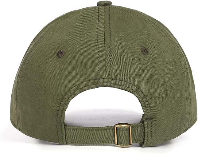 Zylioo XL XXL Oversize Baseball Cap, 100% Cotton Adjustable Dad Hat for Big Heads 23.5"-25.5", Soft Crown Large Size Cap