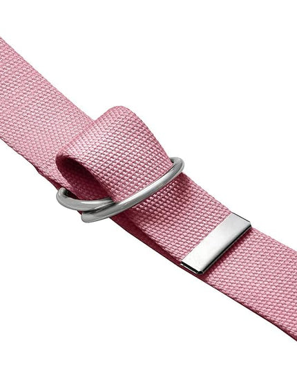 Falari Canvas Web Belt Metal Double D Ring Buckle for Men Women Casual Cloth Military Style Belt 1 1/2" Wide
