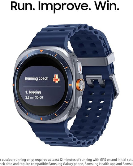 Samsung Galaxy Watch Ultra (2025) 47mm LTE Smartwatch, Titanium Casing, Advanced Sleep Coaching, Running Coach, Energy Score, Heart Rate Tracking, GPS, Titanium Gray [US Version, 2 Yr Warranty]