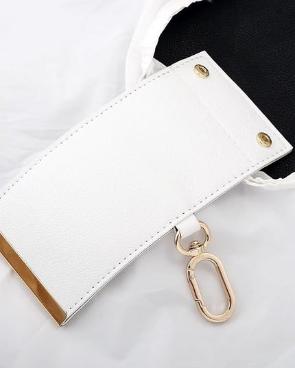 Foldable Tote Bag Keychain - Large Capacity Portable Shopping Bag Keyring - Reusable Groceries Bag for Daily Use