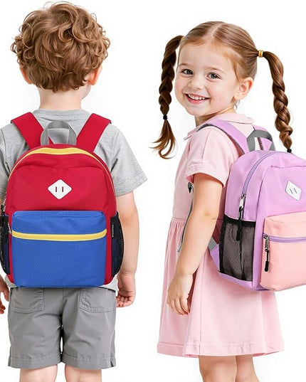 STEAMEDBUN Toddler Backpack Boy 2-4, Kids Backpack Boys, Preschool Daycare Travel Small- 12inch