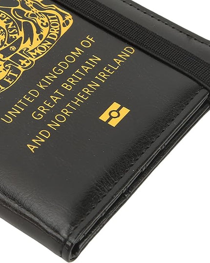 Britain Passport Cover Passport Holder Cover Leather Passport Holder UK Passport Cover for Passport, Business Cards, Credit Cards, Boarding Passes
