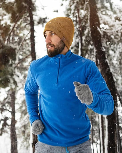 OZERO Winter Beanie Daily Hat - Thermal Polar Fleece Ski Stocking Skull Cap for Men and Women