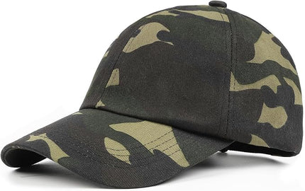 Zylioo XL XXL Oversize Baseball Cap, 100% Cotton Adjustable Dad Hat for Big Heads 23.5"-25.5", Soft Crown Large Size Cap