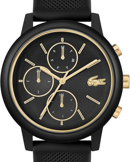 Lacoste 12.12 Move Men's Multifunction Watch – 42mm Aluminum Case, Day/Date/24-Hour Subdials, Contemporary, Sporty - Premium Fashion Timepiece - Gift for Him