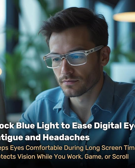 Blue Light Blocking Glasses For Men/Women Anti-Fatigue Computer Monitor Gaming Glasses Reduce Eye Strain Game Glasses