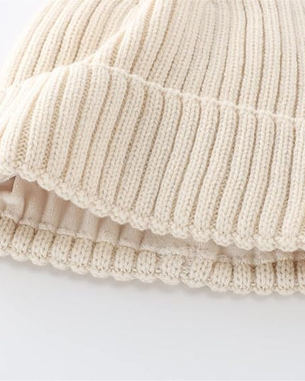 Connectyle Fleece Lined Cuffed Beanie Hat for Men Women Knitted Winter Wool Beanies Skull Cap Warm Watch Hat