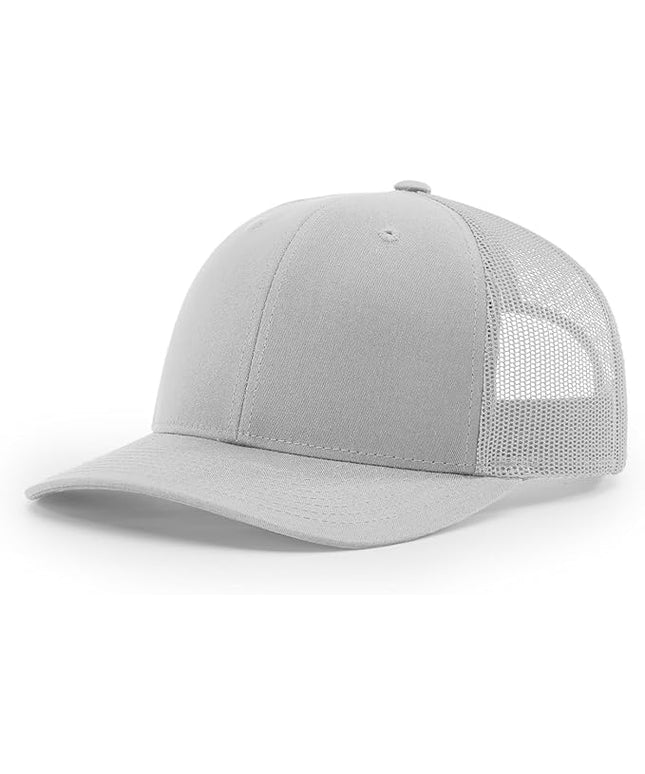 Richardson 112 Trucker Hat - Premium Adjustable Snapback Hat - Structured Six Panel Richardson Blank Caps