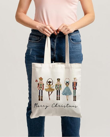Horaldaily Canvas Tote Bag,Reusable Shoulder Tote Bag for Women Lady Casual Vacation, Shopping, Work, Gym
