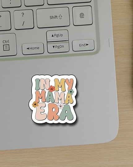 (3Pcs) in My Mama Era Sticker, Sticker Gifts Mama Decorate Books, Laptops, Water Bottles Kindles Stickers, Phones Tumbler Waterproof Vinyl 3" Inch