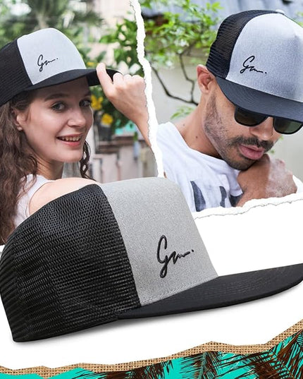 Grace Folly Trucker Hat for Men & Women. Snapback Mesh Caps
