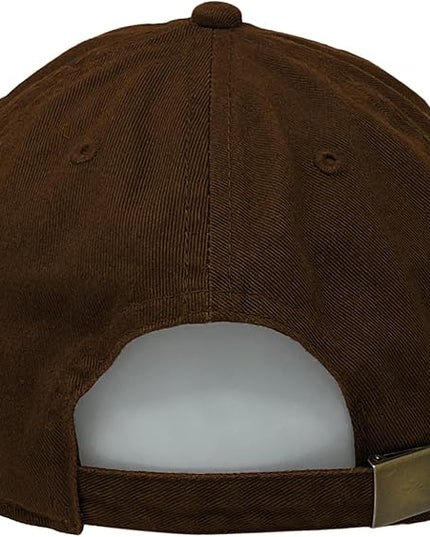 Glory Max 100% Cotton Baseball Cap Classic Plain Low Profile Golf Dad Hat Buckle Adjustable