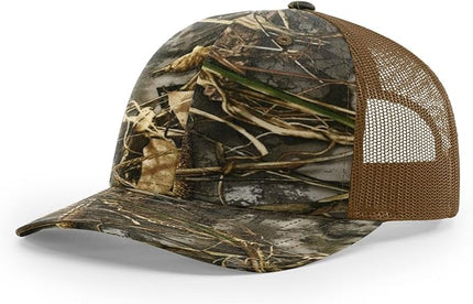 Richardson 112 Trucker Hat - Premium Adjustable Snapback Hat - Structured Six Panel Richardson Blank Caps
