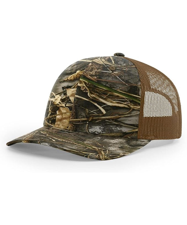 Richardson 112 Trucker Hat - Premium Adjustable Snapback Hat - Structured Six Panel Richardson Blank Caps