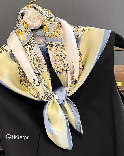 Satin Bandana Headscarf for Women Silky Hair Scarves for Fashion Lightweight