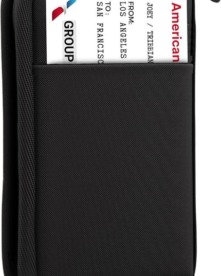 Single Passport Holder for Travel, RFID Travel Document Organizer for Women Waterproof Passport Wallet Men Portable Case for Cards, Boarding Pass, ID, Money, Tickets with Zipper