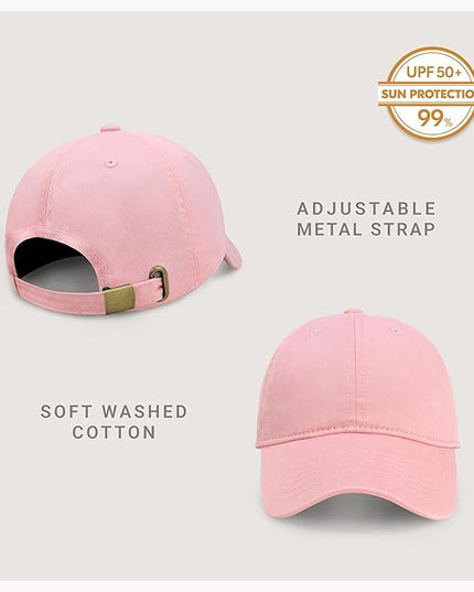 CHOK.LIDS Everyday Premium Dad Hat Unisex Cotton Baseball Cap for Men and Women Adjustable Lightweight Polo Style Curved Brim