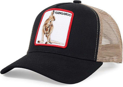 Classic Unisex Various Animal Series Embroidery Farm Adjustable Mesh Snapback Trucker Hat