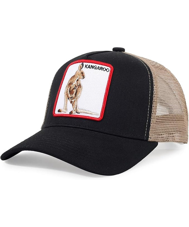Classic Unisex Various Animal Series Embroidery Farm Adjustable Mesh Snapback Trucker Hat