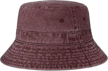 Hot Summer Bucket Hat - Trendy Cotton Sun Hat for Beach, Golf, Fishing - Fun Outdoor Vacation Boonie for Men and Women